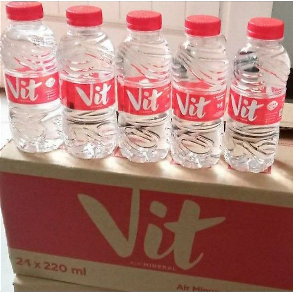 Vit botol 220ml 1dus isi 24botol.