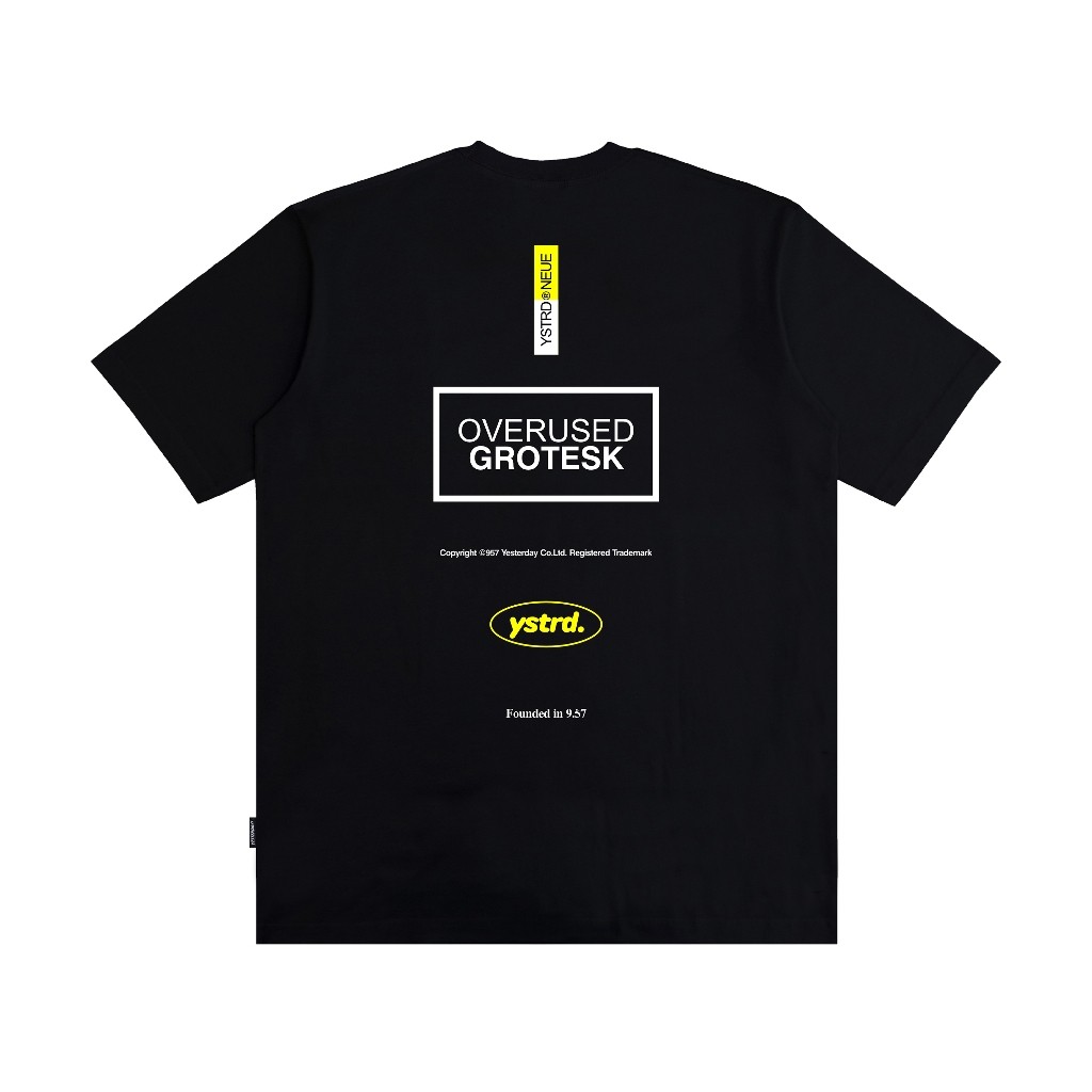 Yesterday – Baju Kaos Distro Pria Original T-Shirt Pria Cowok Keren Hitam Grote
