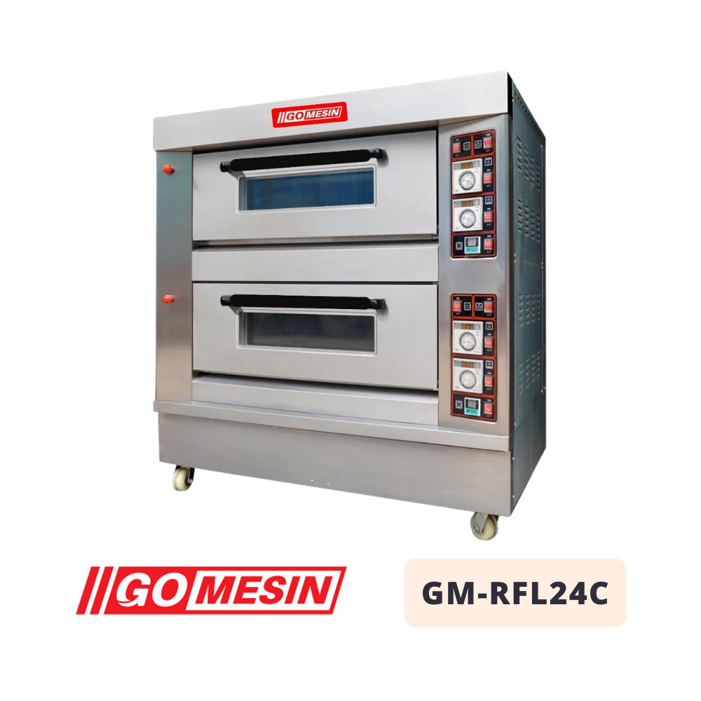 OVEN GAS ROTI GOMESIN GM-RFL24C OVEN ROTI GAS 2 DECK 4 TRAY