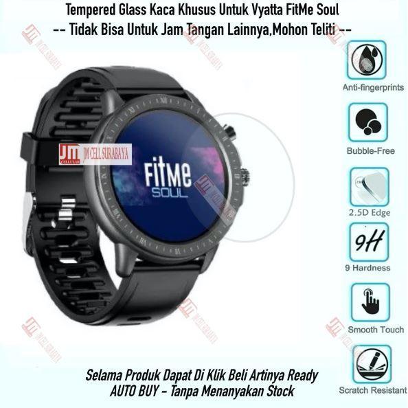tempered glass untuk VYATTA FITME SOUL anti gores jam tangan tempered glass pelindung layar screen p