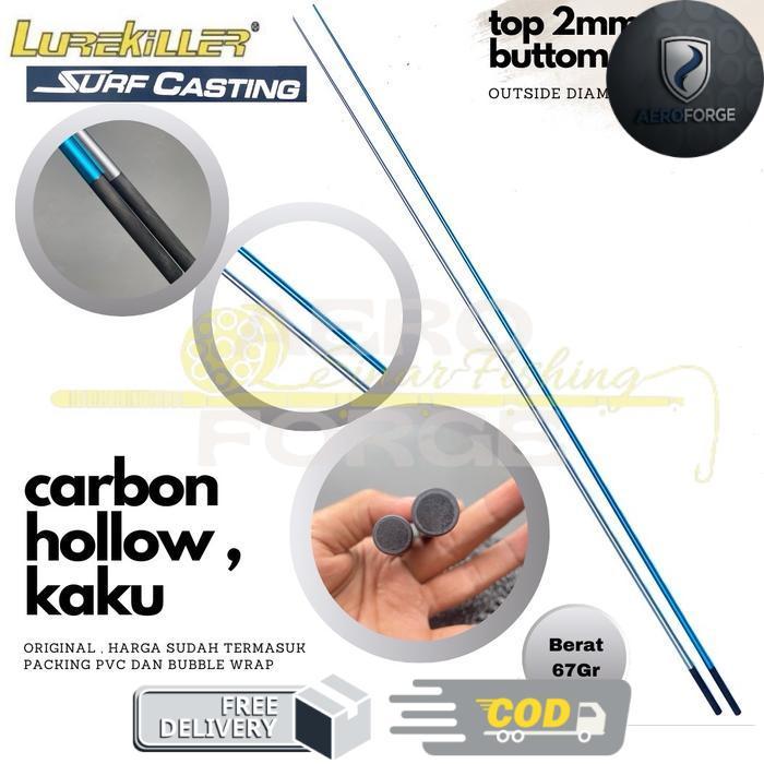 Ujung Joran Sambung 3 Lurekiller Surf Casting 420 CW 400gr Kaku - Biru, Surf casting