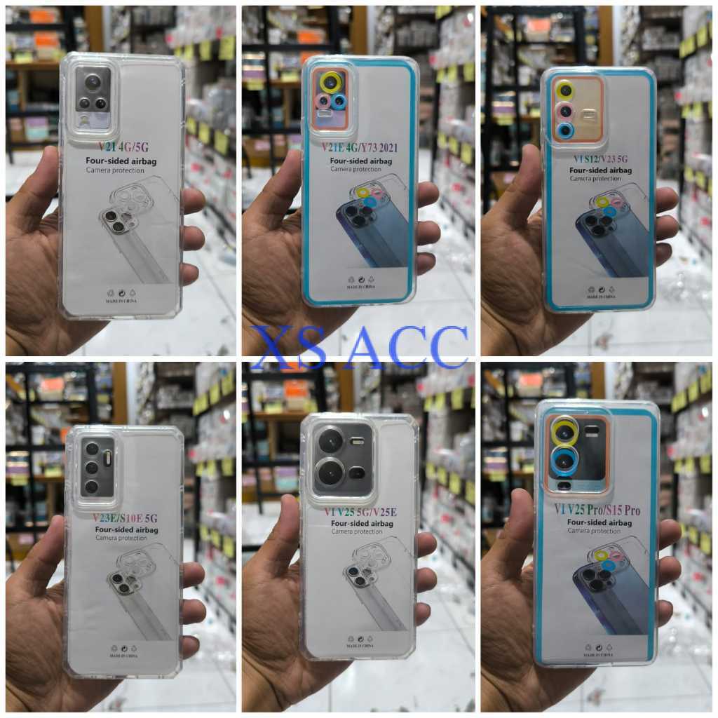 [ VIVO V21 4G | V21 5G | V21E 4G | V23 5G | V23E | V25 5G | V25E | V25 PRO ] CLEAR CASE AIRBAG TRANS