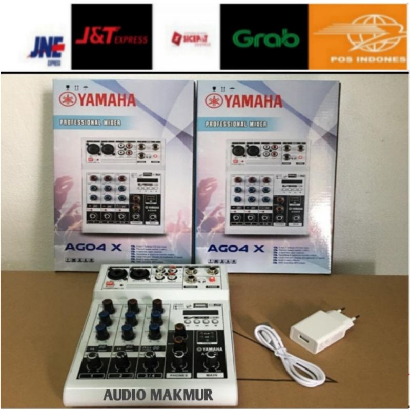 mixer audio Yamaha Ag-04x Ag04x 4channel USB/bluetooth