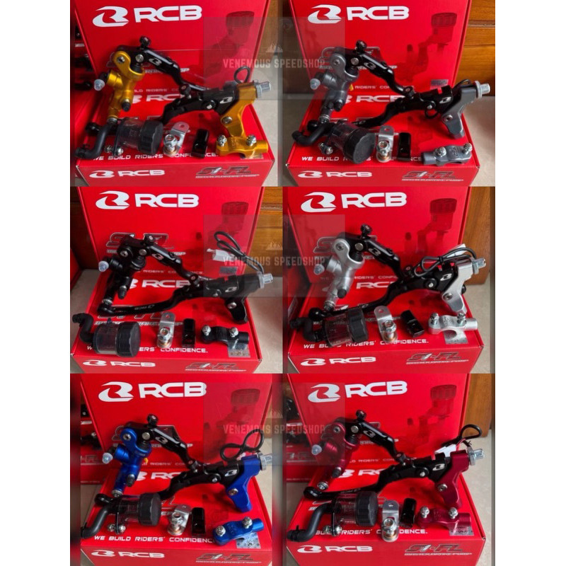 Paket Master Rem RCB Racing Boy S1 FL Facelift 14MM 15MM 17MM Dan Kopling Tipe S2 Fl (Bisa Di Aplika