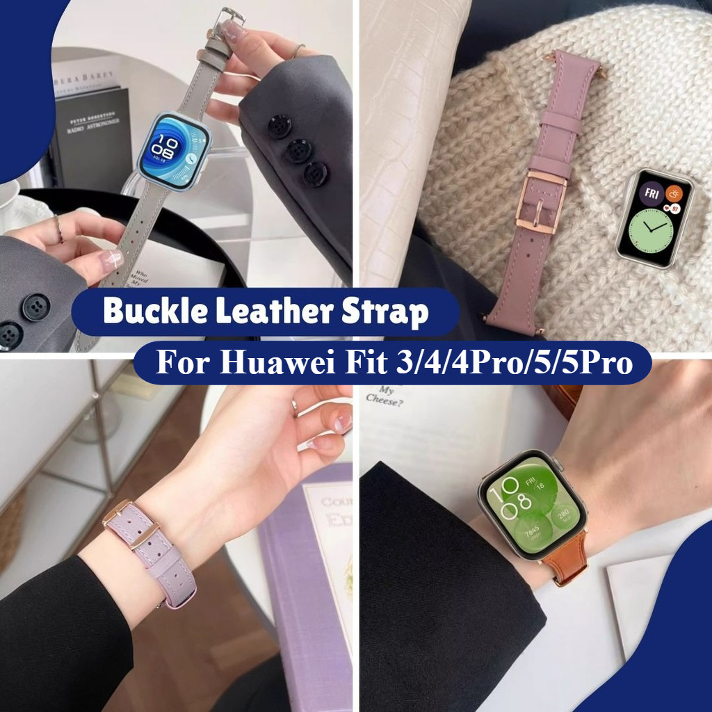 Buckle Leather Strap For Huawei Watch Fit 1  Huawei Watch Fit 2  Huawei Watch Fit 3  Huawei Watch Fi