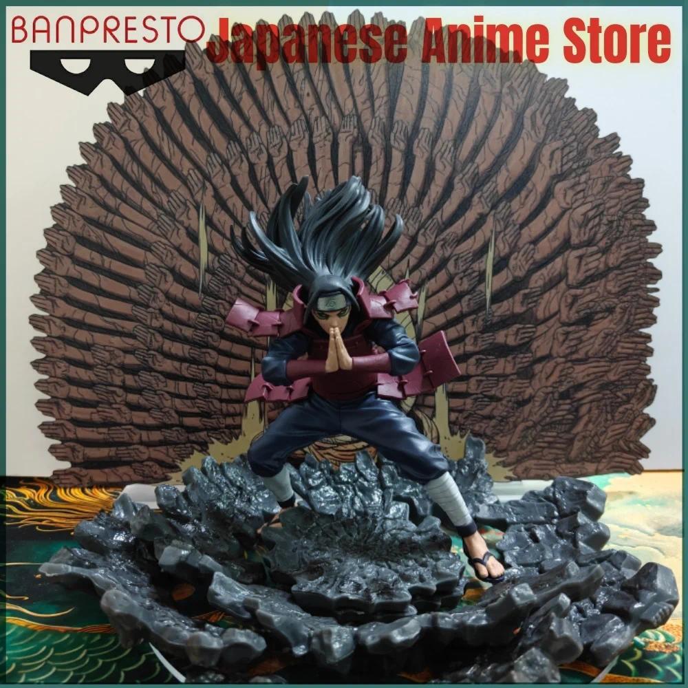 Original Banpresto NARUTO Anime Senju Hashirama VIBRATION STARS Anime Figure & Base & Acrylic Stand