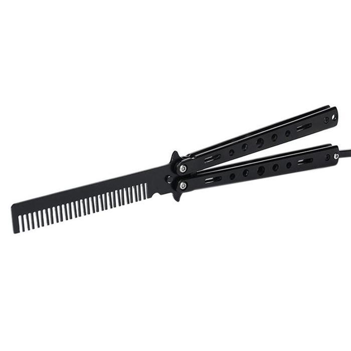 Sisir balisong / sisir besi / balisong comb - Hitam
