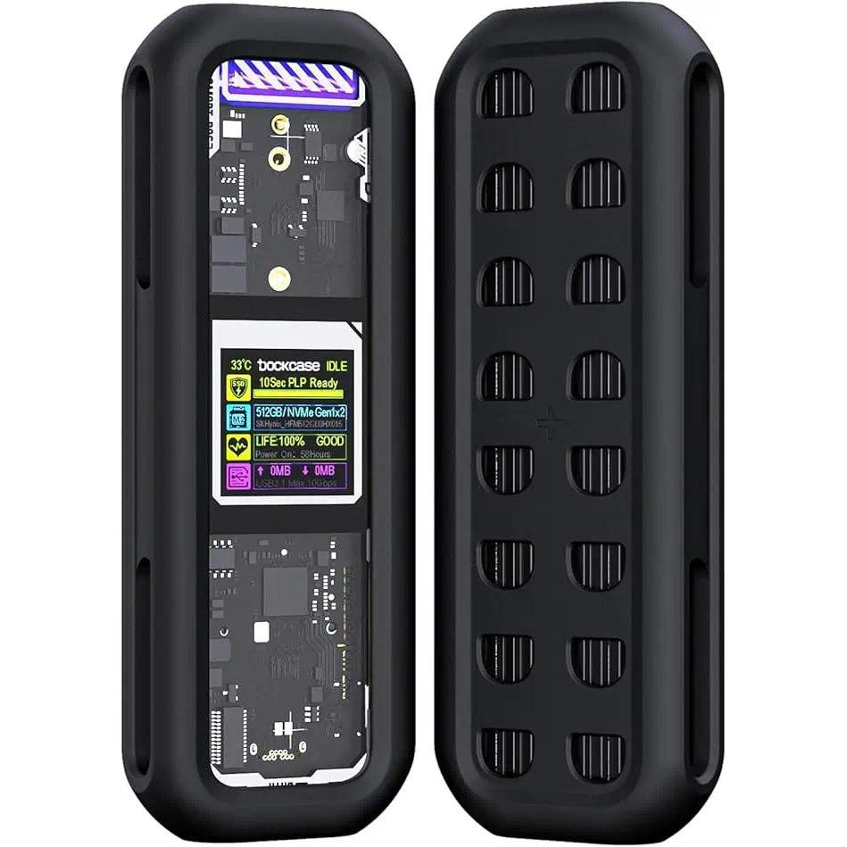 DOCKCASE  SSD Enclosure Case FullBody Resilient Silicone Protective Case