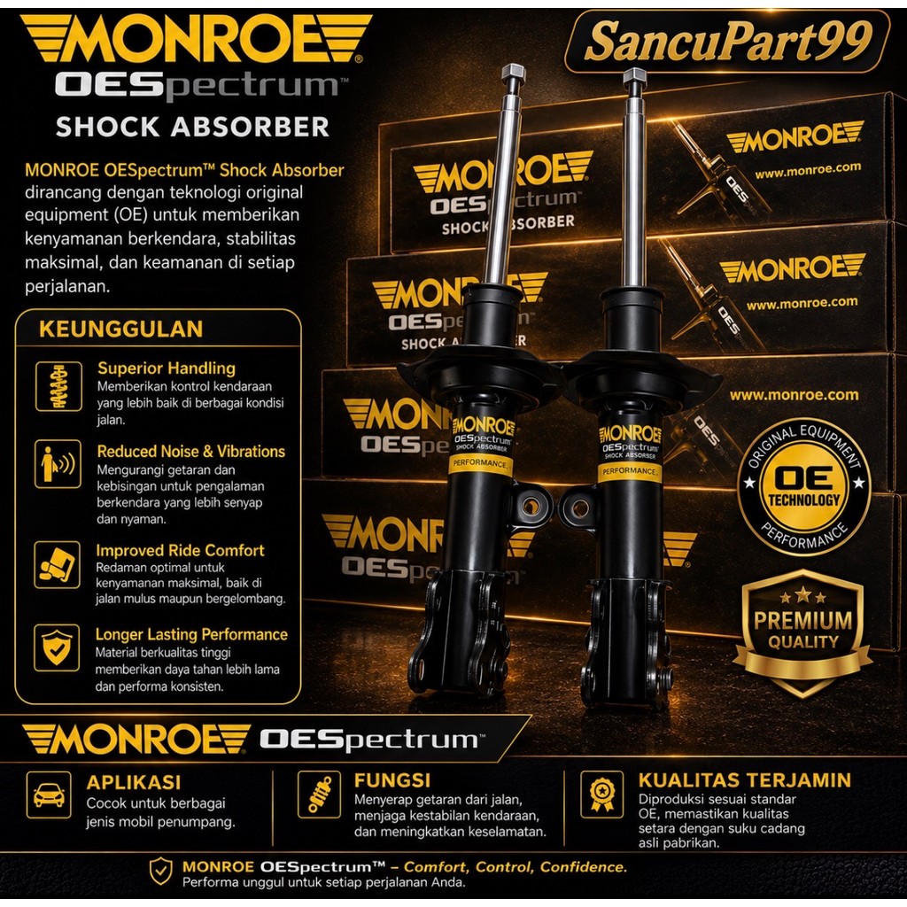 SHOCKBREAKER DEPAN SUZUKI X-OVER SX4 MONROE OESPECTRUM ORIGINAL