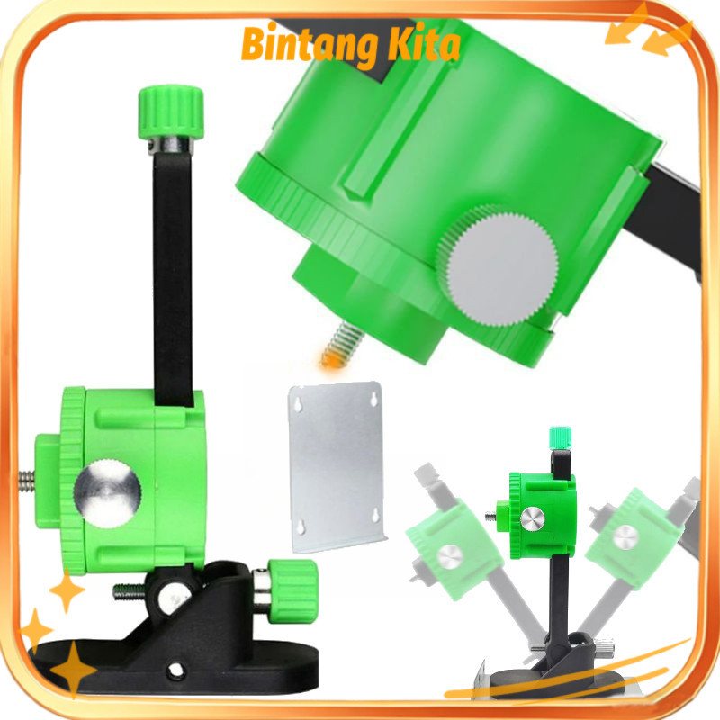 Bracket Holder Gantung Dinding Level Lase Adjustable Bracket Dudukan Laser Level Ukuran 1/4Inch Untu