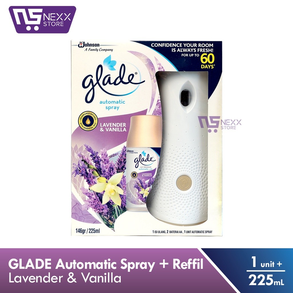 (Tadika shop) Glade Matic Device ( free 1 refill ) Lavender