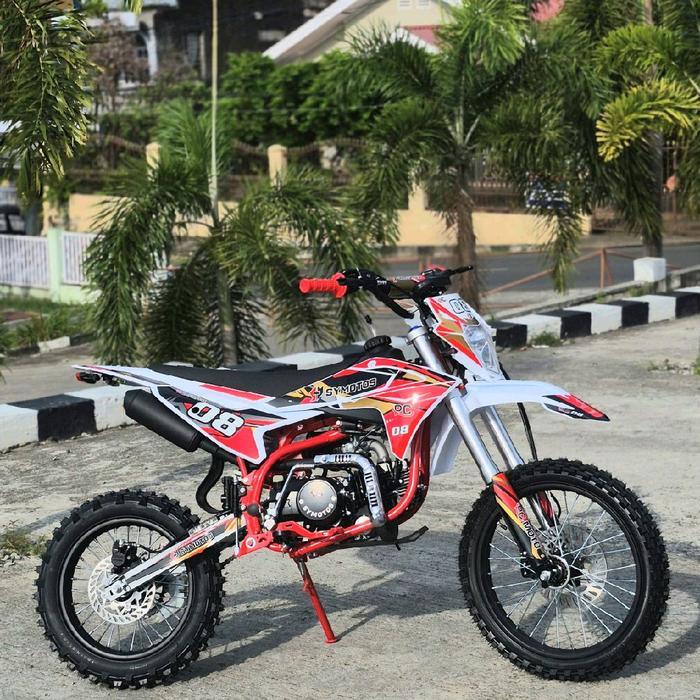 Motor Mini Trail SYMOTOS PC 08 125cc Manual Kopling – Trail Bike 4 Tak Siap Pakai - MERAH