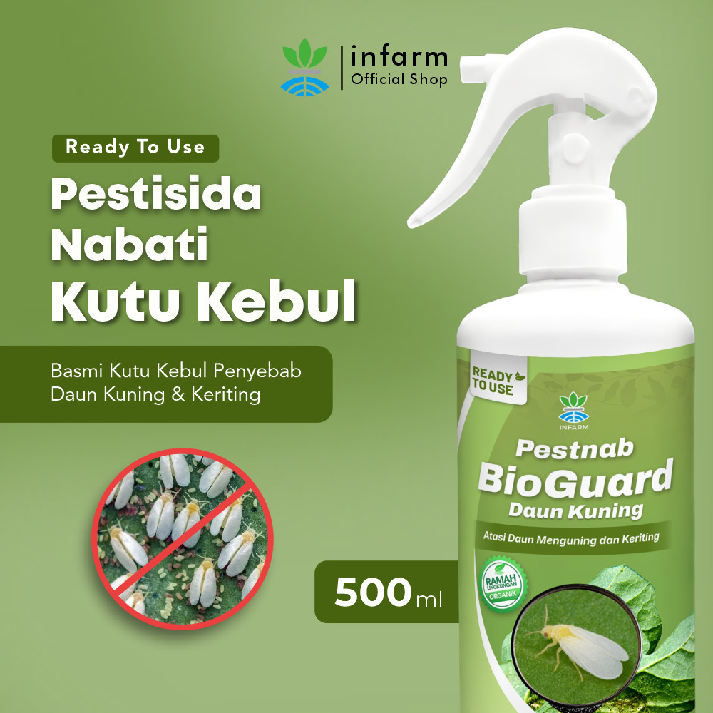 TANDURI - Pestisida Nabati Hama Kutu Kebul 500 ml, Pestisida Organik Siap Pakai Semprotan Basmi Kutu