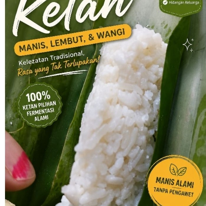 tape ketan bungkus daun pisang