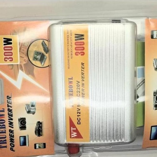 IND Power Inverter 300W 300 wat DC 12V to AC 220V DC to AC Car Power USB