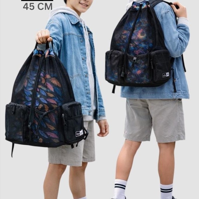 Tas Renang Jaring Printing / Tas Aksesoris Renang