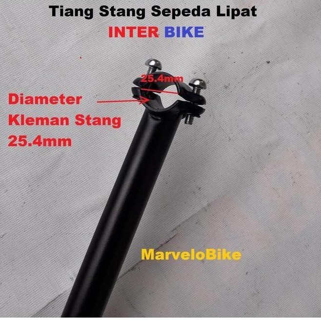 Head Stem Tiang Stang Sepeda Lipat Standar 25.4mm Inter