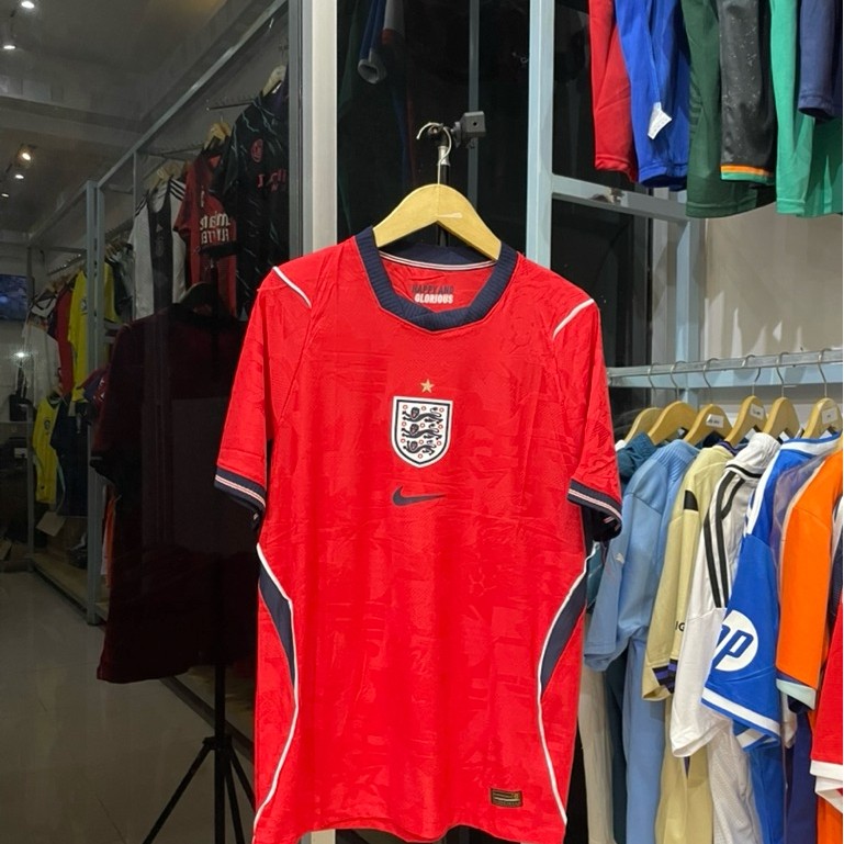 JERSEY INGGRIS AWAY PLAYER ISSUE PIALA DUNIA GRADE A