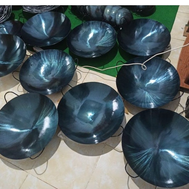 WAJAN BAJA ANTI LENGKET 45cm // WOK SEASONING // Wajan Baja //Wajan Besi