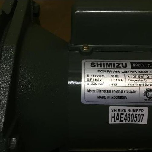 Plumbing- Shimizu Jet 108 Mesin Pompa Air Semi Jet Pump Shimizu Jet 108 Bit