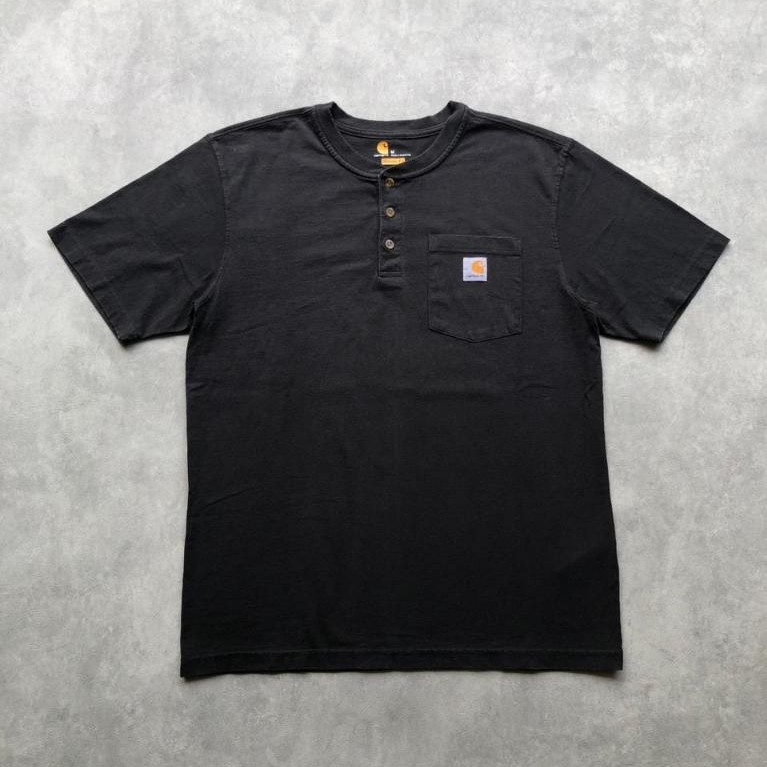 Carhartt Henley Pocket Tee Black