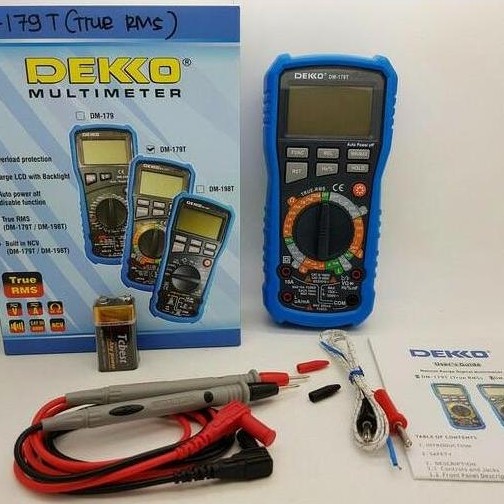 Dekko DM-179T Digital Multimeter Dekko DM179T Multitester Dekko DM179
