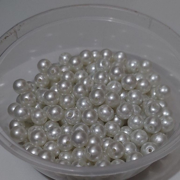 MANIK MANIK MUTIARA PUTIH (per 10gram)