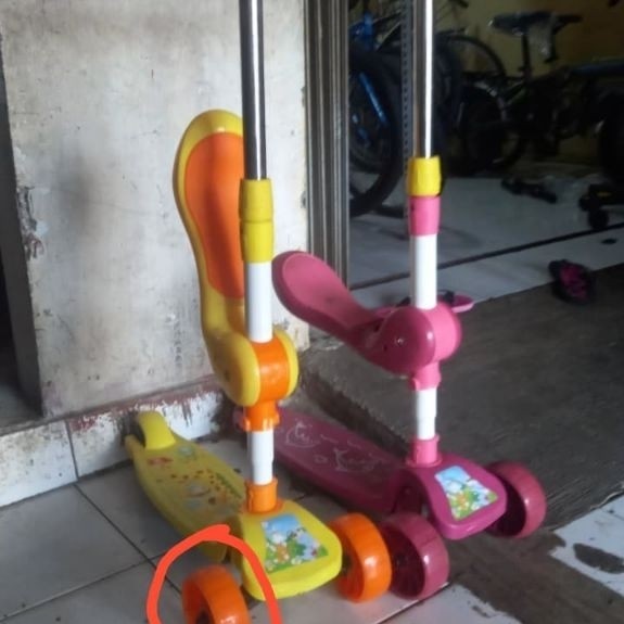 roda depan scooter anak