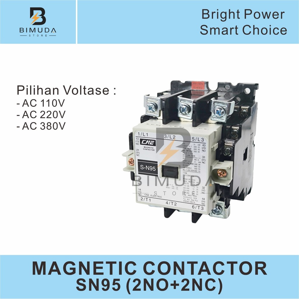 SN-95 MAGNETIC CONTACTOR CNE 150A 3 KUTUB