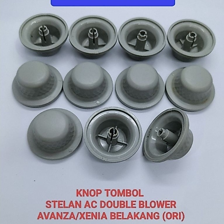 KNOP TOMBOL STELAN AC DOUBLE BLOWER UNTUK MOBIL AVANZA,XENIA BELAKANG (ORI)(ID.30MM OD.50MM)