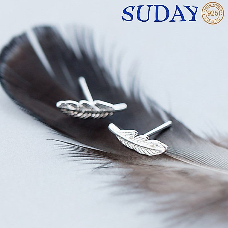 SUDAY Anting Tusuk Bulu Gaya Korea Chic  Anting Wanita