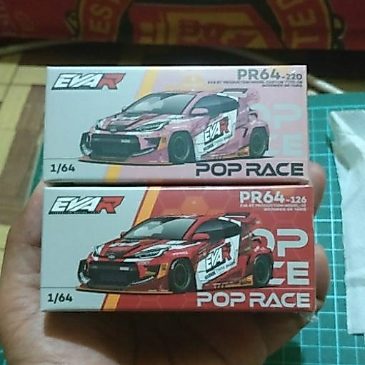 Pop Race Yaris Eva Evangelion Set 2pcs