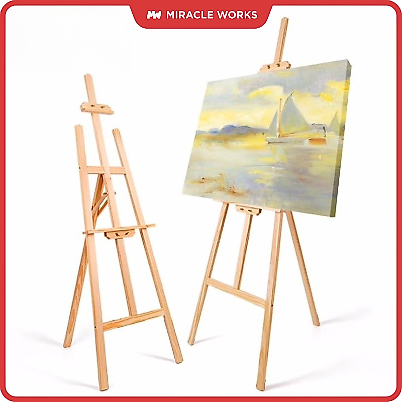 Premium MW Stand frame stand bingkai kayu / stand lukisan / stand kanvas lukis