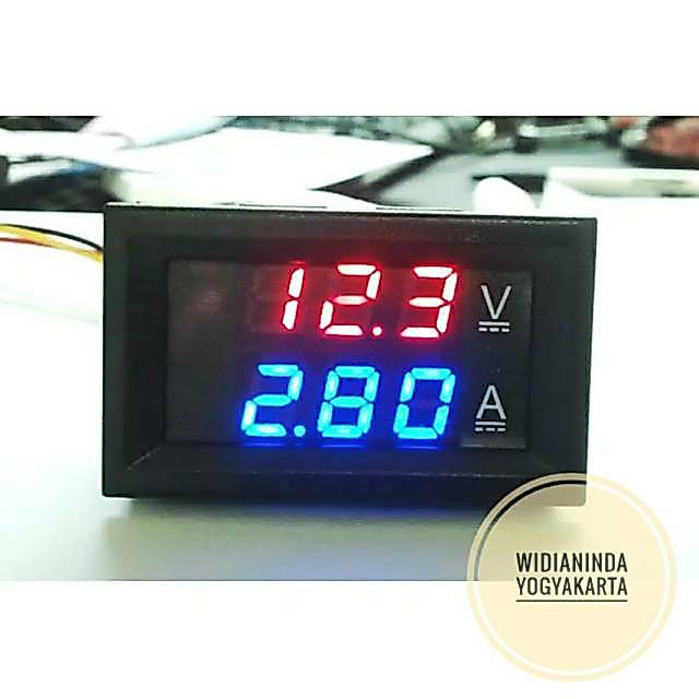 DC Volt meter dan ampere meter digital