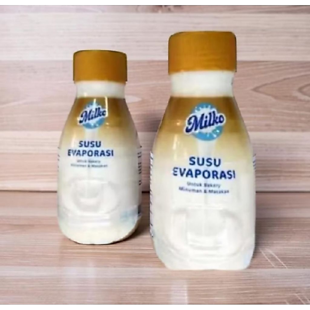 susu milko evaporasi gold kemasan botol @210ml