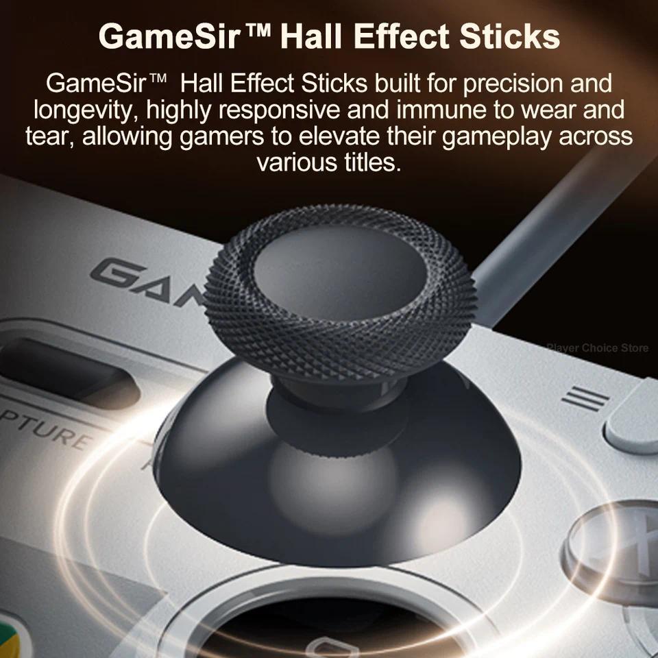 GameSir Retro Wired Gamepads for PC Steam Swit 2/1 Controller Tegenaria Lite Controle Hall Effect st