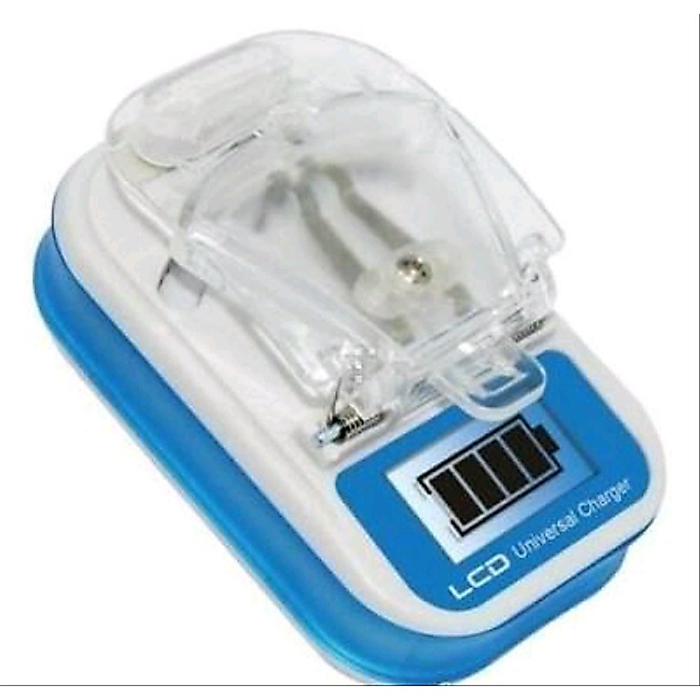 Travel Charger Desktop LCD / Casan Kodok Universal Baterai Handphone Kamera