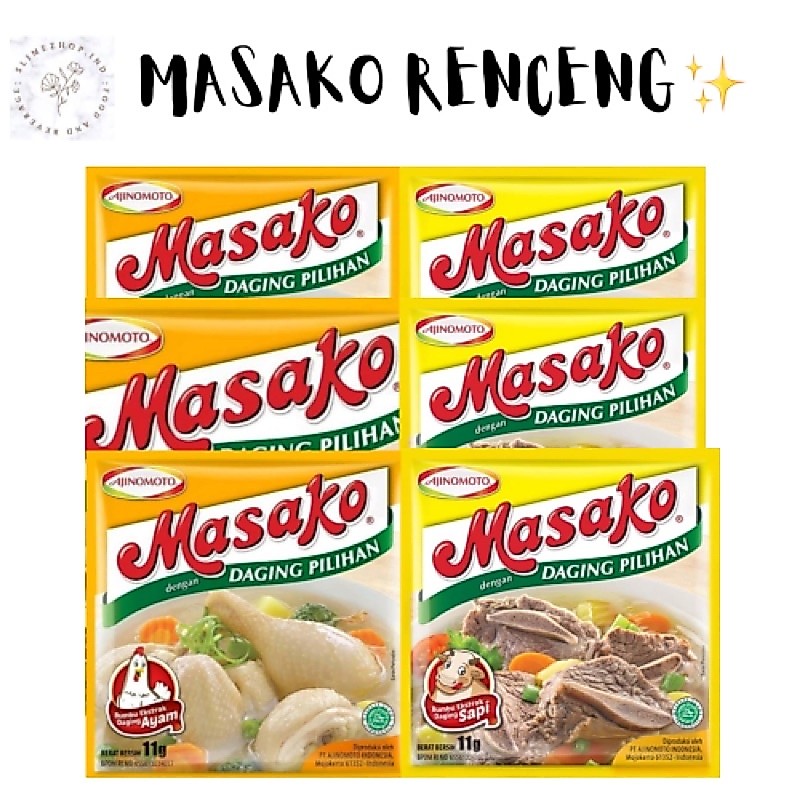 MASAKO RENCENG SAPI / MASAKO SACHET AYAM