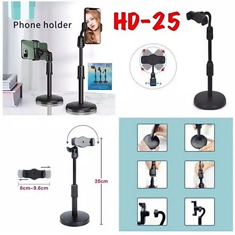 ( GROSIRAN) HD-25 Phone Stand Holder Tatakan Hp Di Meja Holder Hp Murah HD25