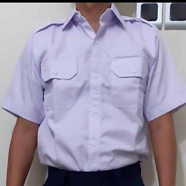 KEMEJA PELAUT KEMEJA PUTIH DINAS HEM KERJA PELAUT PELAYARAN SERAGAM PELAUT KAPTEN PDH PDU PDK hem pe