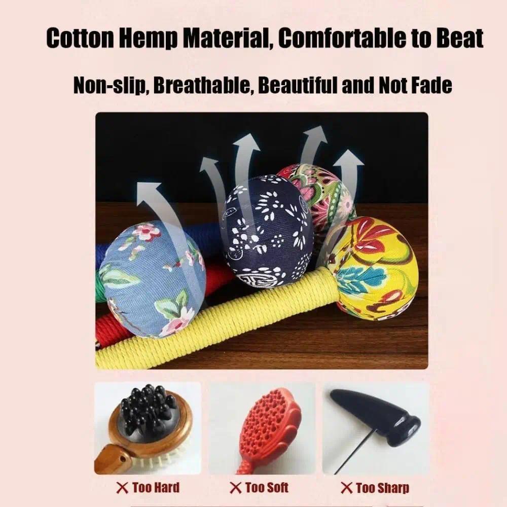 Muscle Relaxation Lymphatic Massage Hammer Neck Leg Massage Hammer Stick Waist Manual Massage Tool W