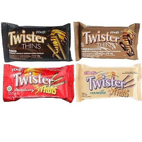 Delfi Twister Thins wafer roll