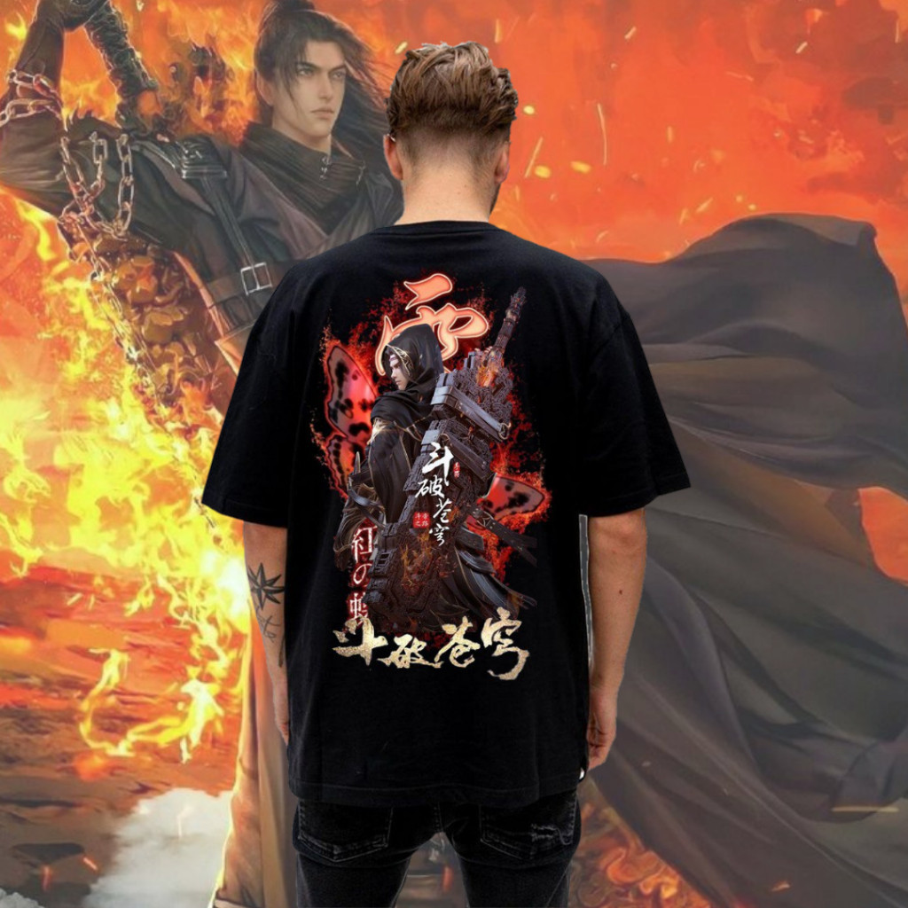 - Kaos BTTH Xiao Yan / Kaos Battle Through The Heaven / Cotton Combed 24s / Baju BTTH / Baju Donghua