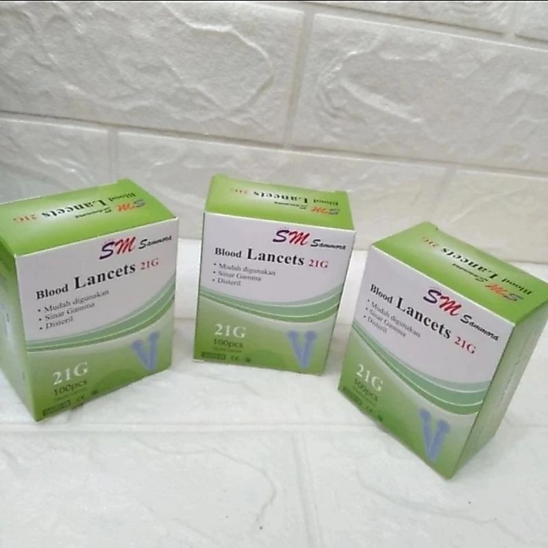 jarum Lancet Bekam Sammora 21G