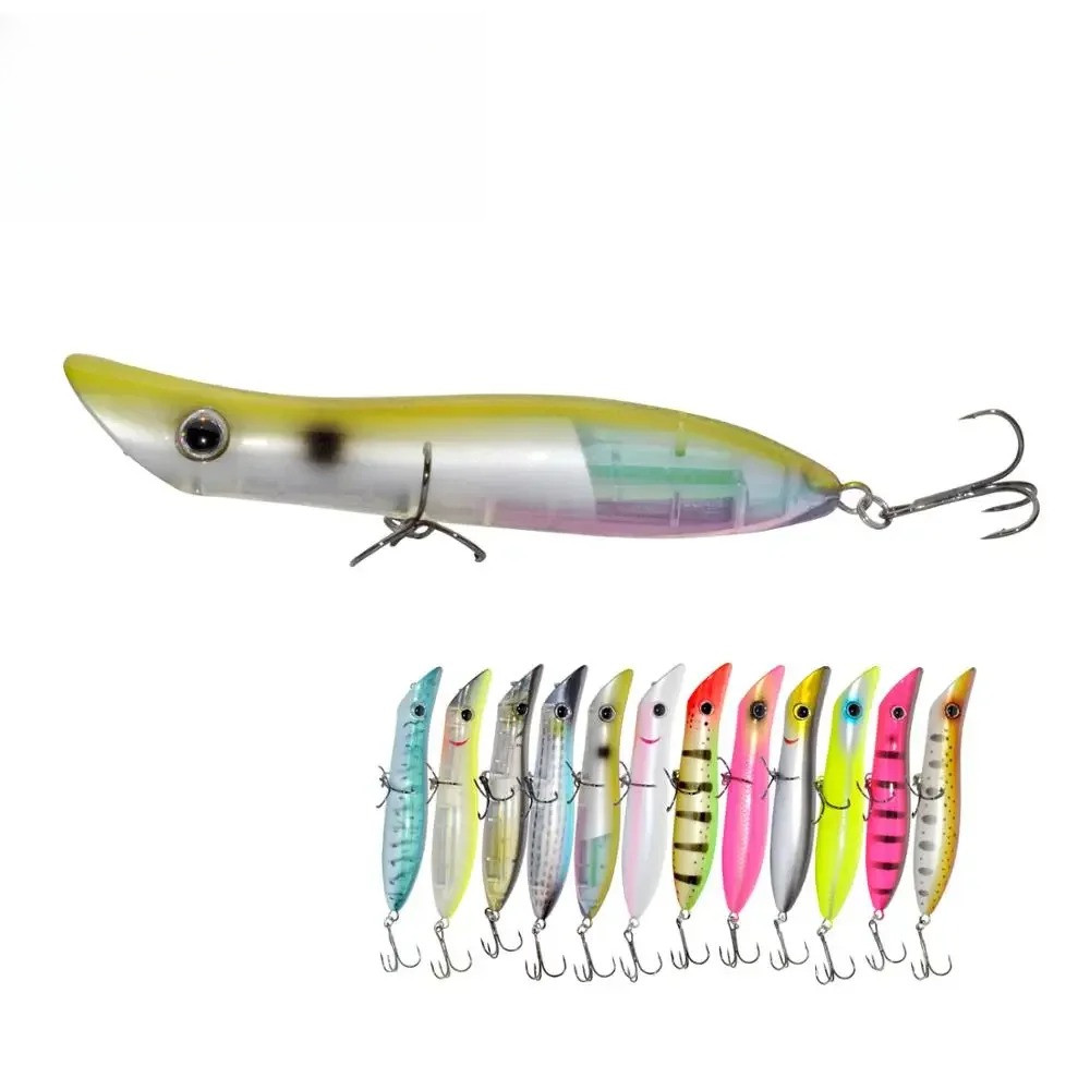 Afishlure Sinking Popper Lure 110mm 38g Popper Lure Plastic Hard Bait Saltwater Wobblers Jerkbait To