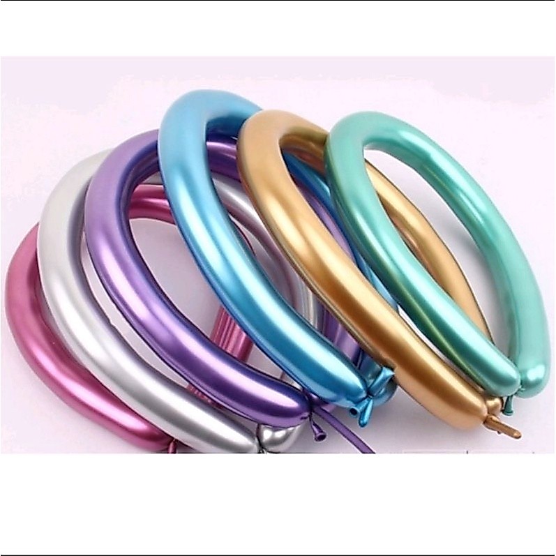 balon twist balon panjang chrome