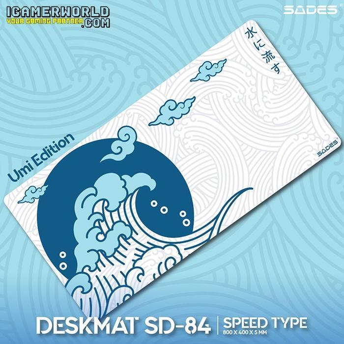 Sades SD84 / SD-84 Kujira / Umi edition XL Gaming Mousepad Deskmat - UMI