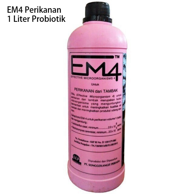 EM4 Perikanan Probiotik 1L Untuk Lele Nila Gurame Perawatan Air Kolam Tambak