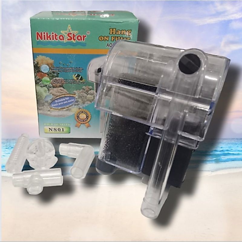 Pompa aquarium Gantung HANG ON FILTER NIKITA STAR NS 01