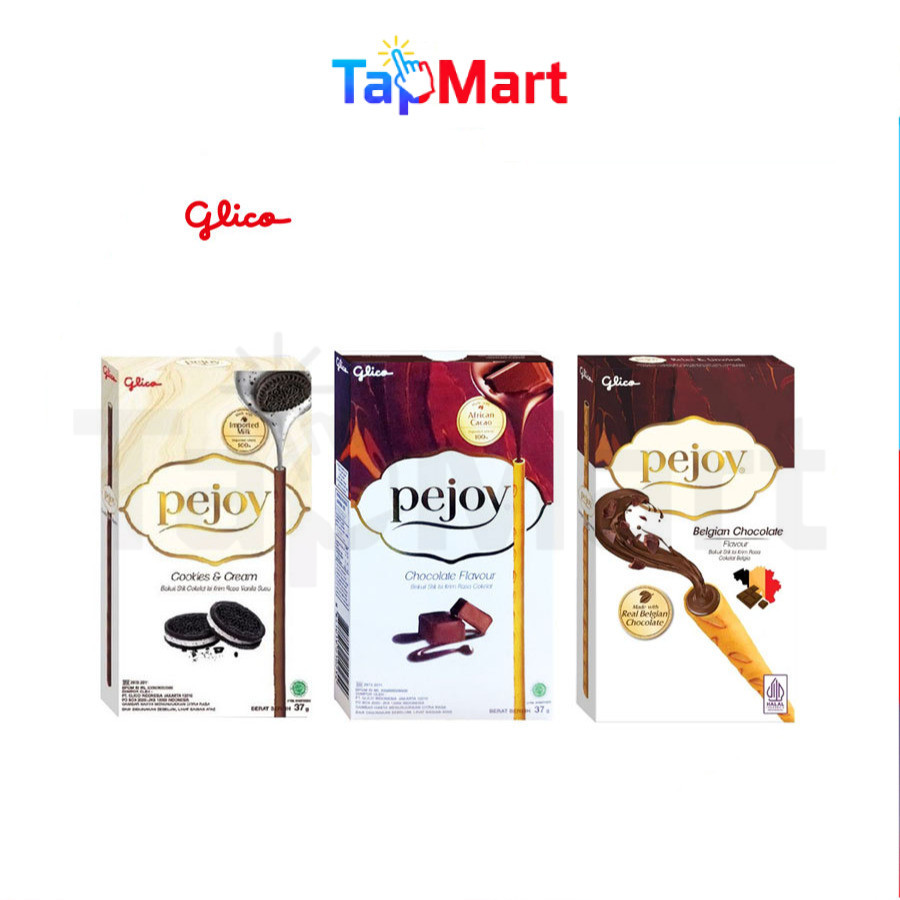 TapMart - Glico Pejoy Stick Biskuit Stik Chocolate | Cookies Cream | Vanilla Hokkaido Milk 32 gr